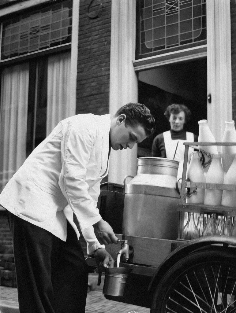 A photo of a milkman